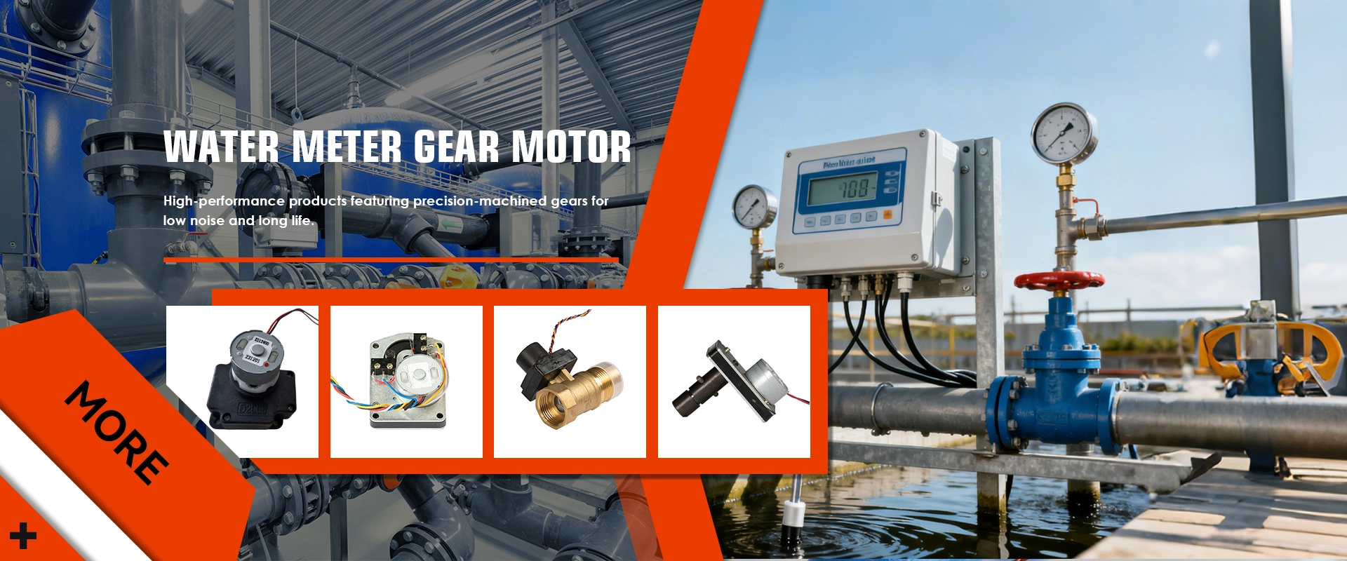 Кина фабрика мотора зупчастих водомера