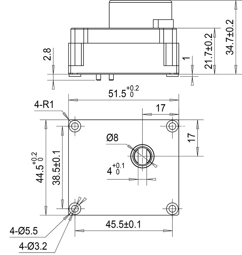 Water Meter Valve Gear Motor